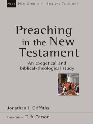 cover image of Preaching in the New Testament